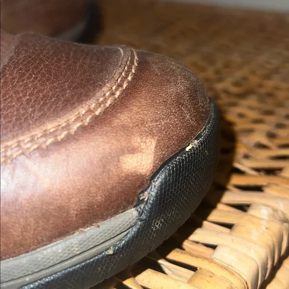 Brown and Green Quilted Knee-High Boots - Picture 6 of 10